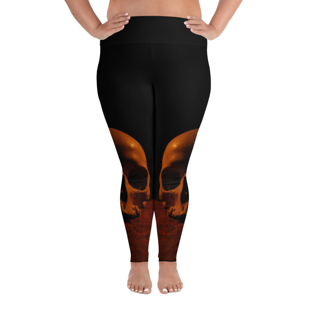 The Lady is a Skull Plus Size Leggings