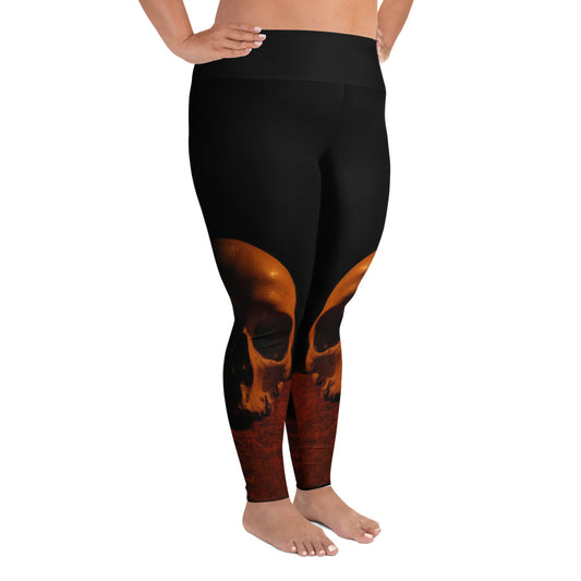 The Lady is a Skull Plus Size Leggings